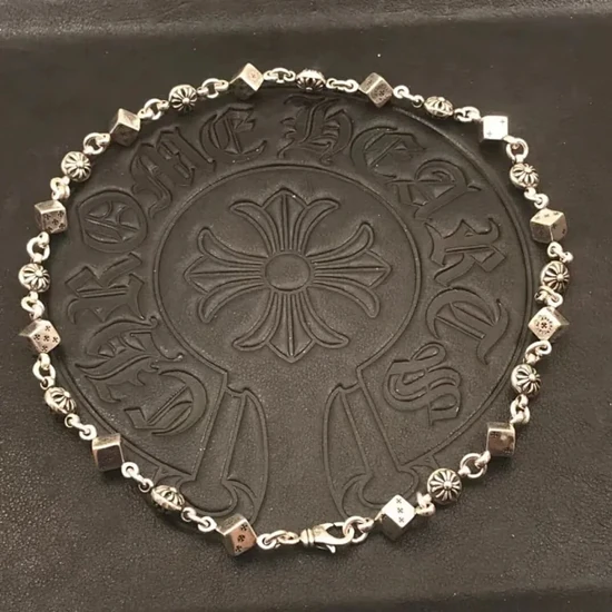 Chrome Hearts Cross Ball & Dice Necklace クロムハーツ クロスボール&ダイス ネックレス