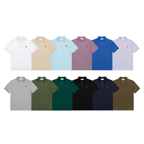 AMI Paris Ami de Coeur Polo アミ パリス アミ ドゥ クール ポロシャツ