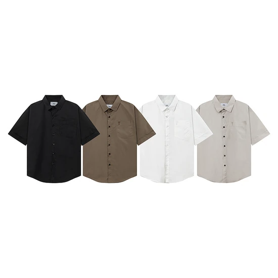 AMI Paris Ami de Coeur S/S Shirt アミ パリス アミ ドゥ クール シャツ ブラウス