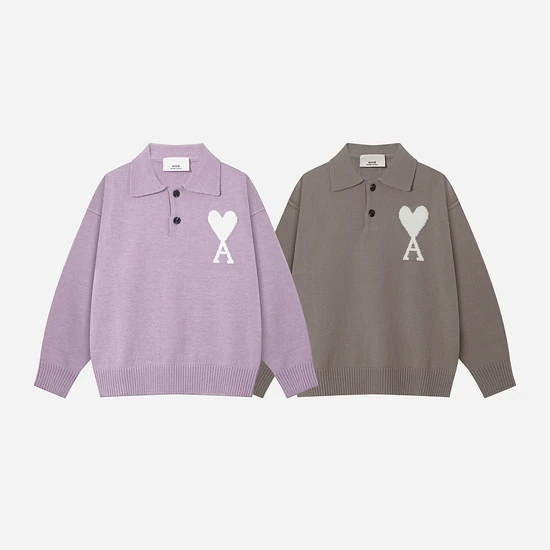 AMI Paris Ami de Coeur Knit Sweater アミ パリス アミ パリス アミ ドゥ クール ニットセーター