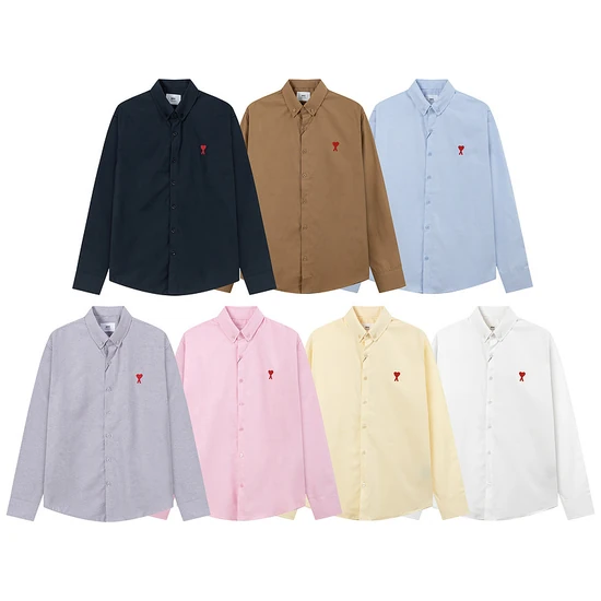 AMI Paris Ami de Coeur L/S Shirt アミ パリス アミ ドゥ クール シャツ ブラウス