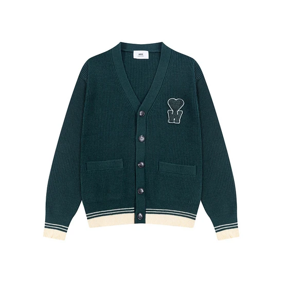AMI Paris Ami de Coeur Cardigan アミ パリス アミ ドゥ クール カーディガン