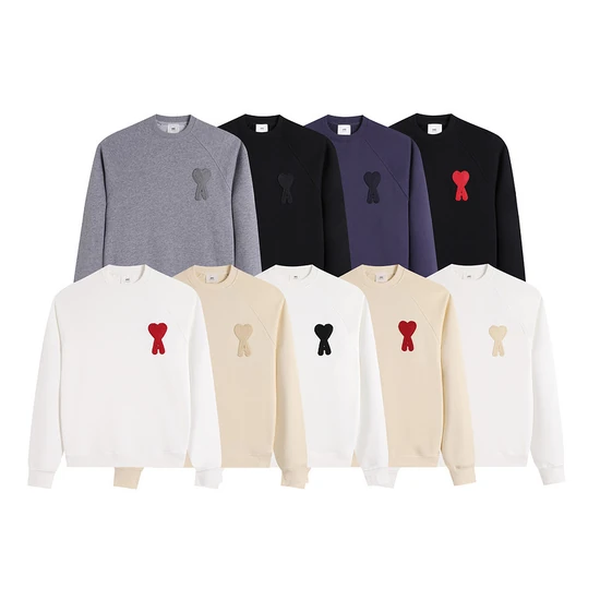 AMI Paris Ami de Coeur Crewneck Sweatshirt アミ パリス アミ ドゥ クール クルーネック スウェット