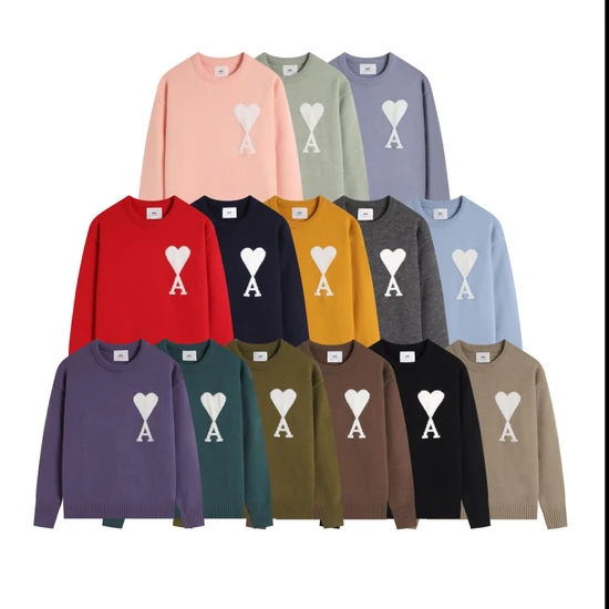 AMI Paris Ami de Coeur Knit Sweater アミ パリス アミ ドゥ クール ニットセーター