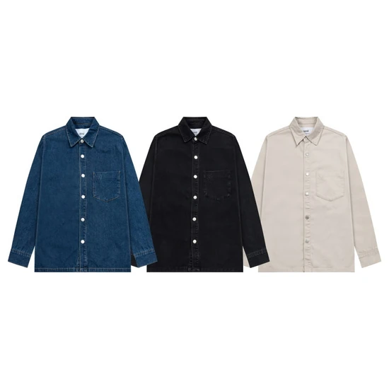 AMI Paris Ami de Coeur Denim Shirt アミ パリス アミ ドゥ クール デニムシャツ