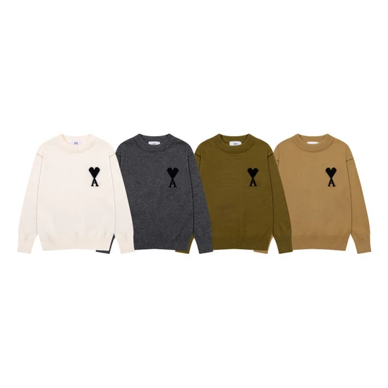 AMI Paris Ami de Coeur Knit Sweater アミ パリス アミ ドゥ クール ニットセーター