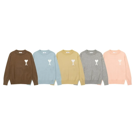 AMI Paris Ami de Coeur Knit Sweater アミ パリス アミ ドゥ クール ニットセーター