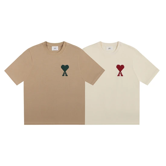 AMI Paris Ami de Coeur Tee アミ パリス アミ ドゥ クール クルーネック Tシャツ