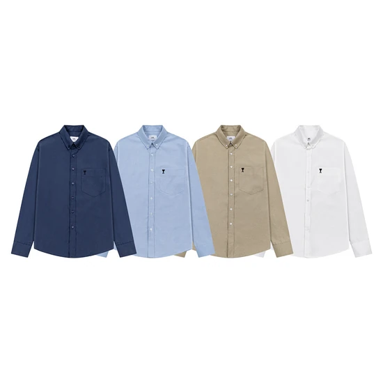 AMI Paris Ami de Coeur L/S Shirt アミ パリス アミ ドゥ クール シャツ ブラウス