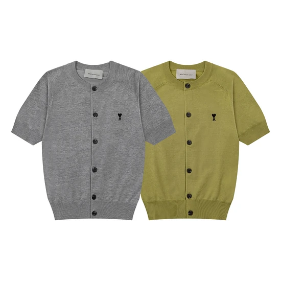 AMI Paris Ami de Coeur Ladies Cardigan アミ パリス アミ ドゥ クール レディース カーディガン