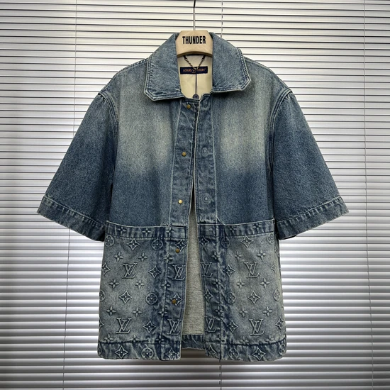 Louis Vuitton Denim Work Shirt ルイヴィトン デニムワークウエアシャツ
