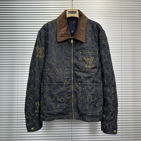 Louis Vuitton Embroidered Denim Workwear Jacket  ルイヴィトン ルイヴィトン エンブロイダード デニムワークウェアジャケット