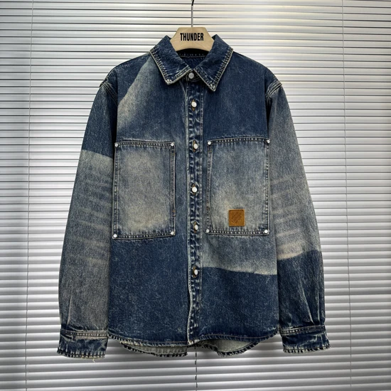 Louis Vuitton Sun faded Effect Denim Shirt ルイヴィトン サンフェードエフェクトデニム シャツ