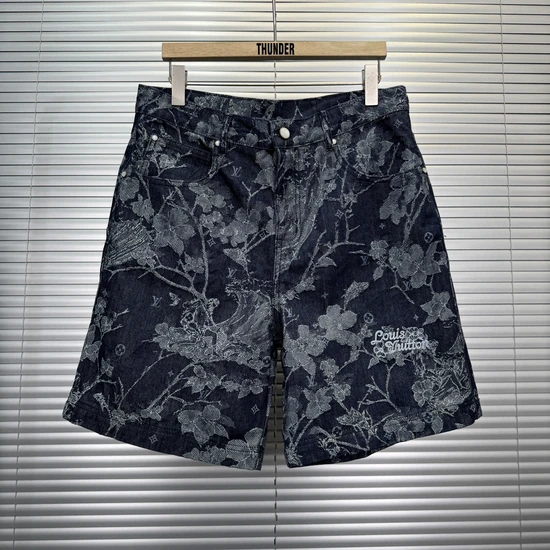 Louis Vuitton Floral Denim Shorts ルイヴィトン フローラル デニム ショーツ
