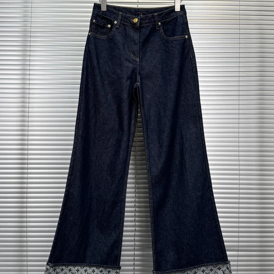Louis Vuitton Monogram Cuff Denim Pants ルイヴィトン モノグラムカフ デニムパンツ