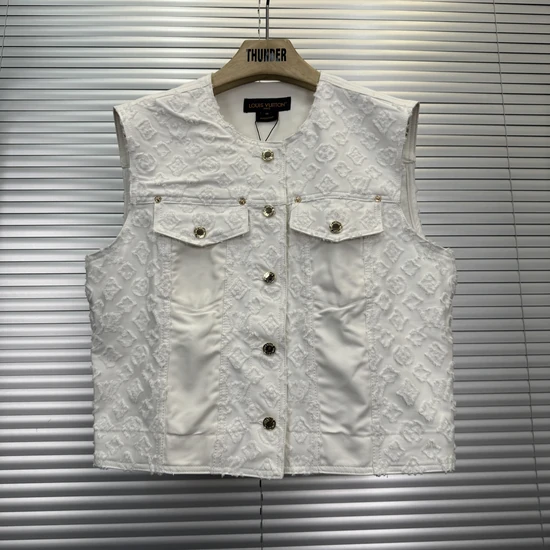 Louis Vuitton Monogram Fil Coupe Denim Vest ルイヴィトン モノグラムフィルクーペデニムベスト