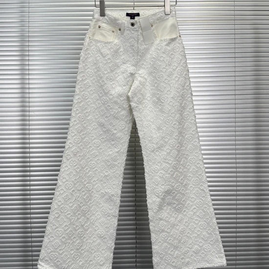 Louis Vuitton  Monogram Fil Coupe Denim Jean ルイヴィトン ノグラムフィルクーペデニムジーンズ