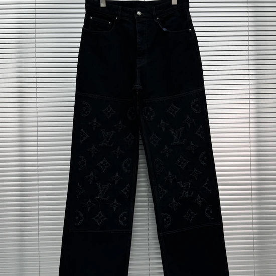 Louis Vuitton Monogram Destroyed Denim Pants ルイヴィトン モノグラムデストロイデニムパンツ