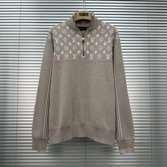 Louis Vuitton Ribbed Wool Half-Zip Pullover ルイヴィトン リブドウール ハーフジッププルオーバー
