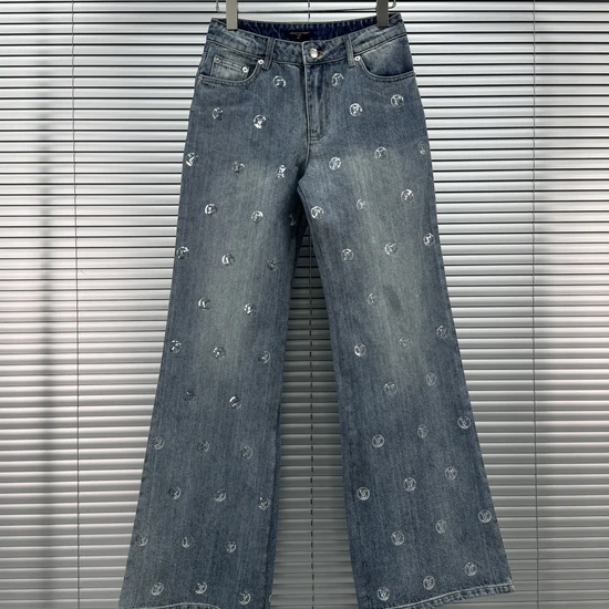 Louis Vuitton Signature Sequin Jeans ルイヴィトン シグネチャー スパンコール ジーンズ
