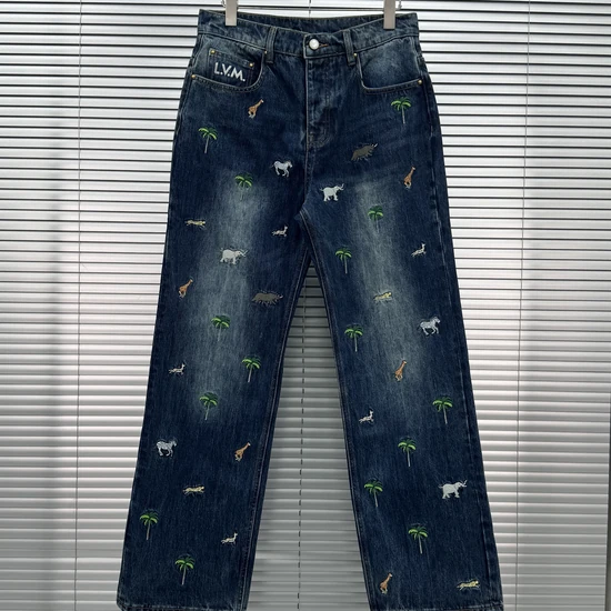 Louis Vuitton x The Darjeeling Limited Embroidered Denim Skate Pants ルイヴィトン x ザ・ダージリン リミテッド エンブロイダリー デニム スケートパンツ