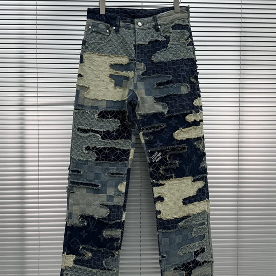 Louis Vuitton Patchwork Denim Skate Pants ルイヴィトン パッチワークデニムスケートパンツ