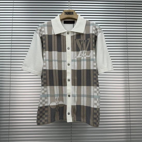 Louis Vuitton Graphic Jacquard Short-Sleeve Shirt ルイヴィトン グラフィックジャカード ショートスリーブシャツ