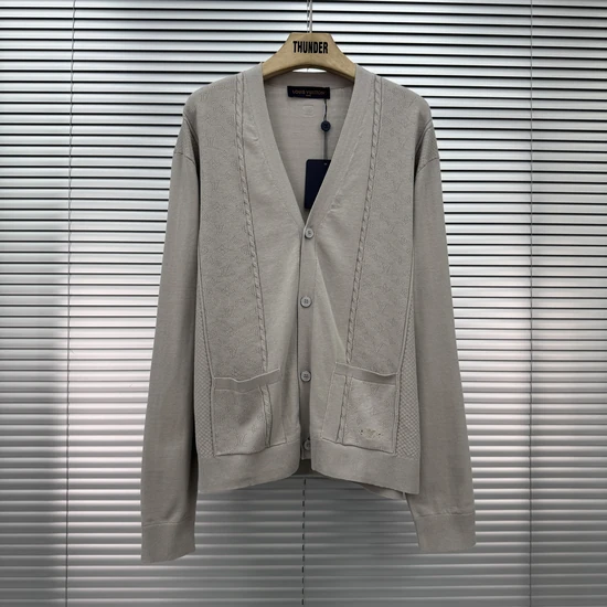 Louis Vuitton Pointelle Cotton-Silk Cardigan ルイヴィトン ポインテール コットンシルク カーディガン
