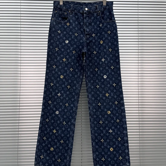 Louis Vuitton Monogram Embroidery Denim Skate Pants ルイヴィトン モノグラムエンブロイダリー デニムスケートパンツ