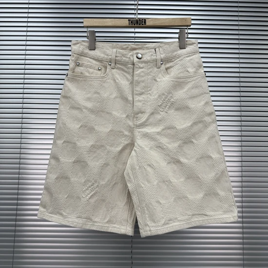 Louis Vuitton Damier 3D Light Denim Shorts ルイヴィトン ダミエ 3D ライトデニム ショーツ