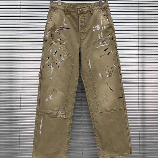 Louis Vuitton Embellished Denim Carpenter Pants ルイヴィトン エンベリッシュド デニム カーペンターパンツ