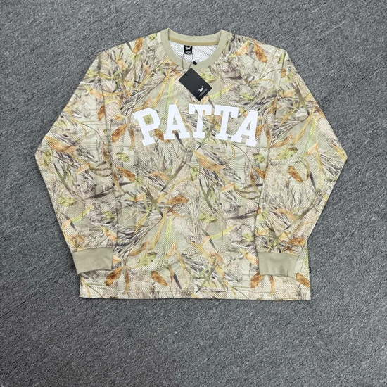 Patta Nature Print Longsleeve Mesh Jersey パタ ネイチャープリント ロングスリーブ メッシュジャージ
