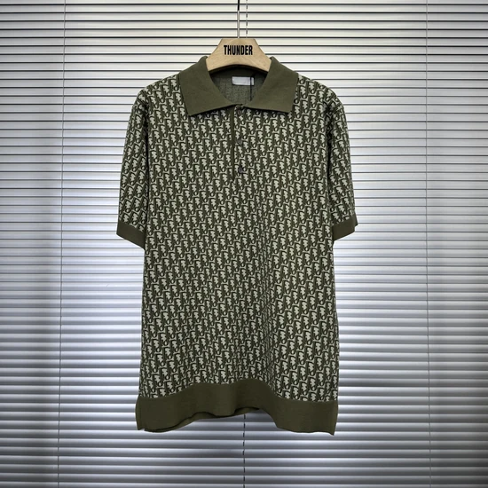 Dior Oblique Jacquard Polo Shirt ディオール オブリーク ジャカード ポロシャツ
