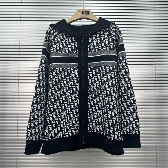 Dior Oblique Reversible Zip Cardigan ディオール オブリーク リバーシブルジップカーディガン