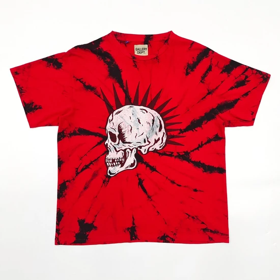 Gallery Dept Red tie-dye T-shirt ギャラリーデプト Tシャツ