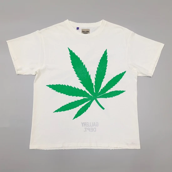 Gallery Dept White Marijuana T-shirt ギャラリーデプト Tシャツ