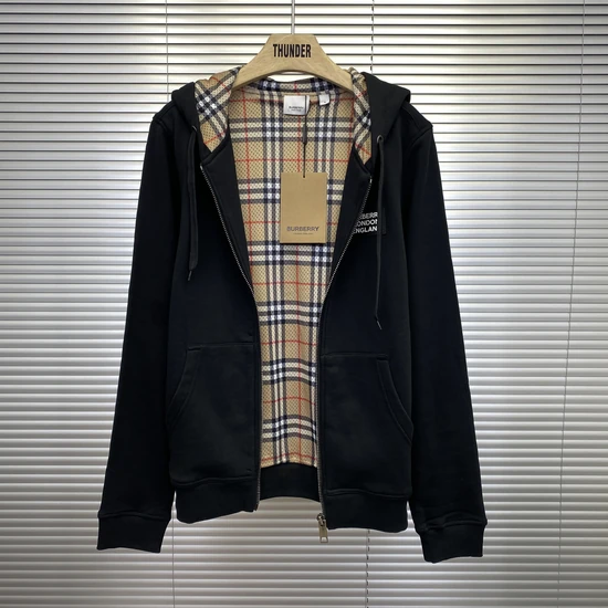 Burberry Cotton-blend zip-up hoodie バーバリー コットンブレンドジップアップパーカー