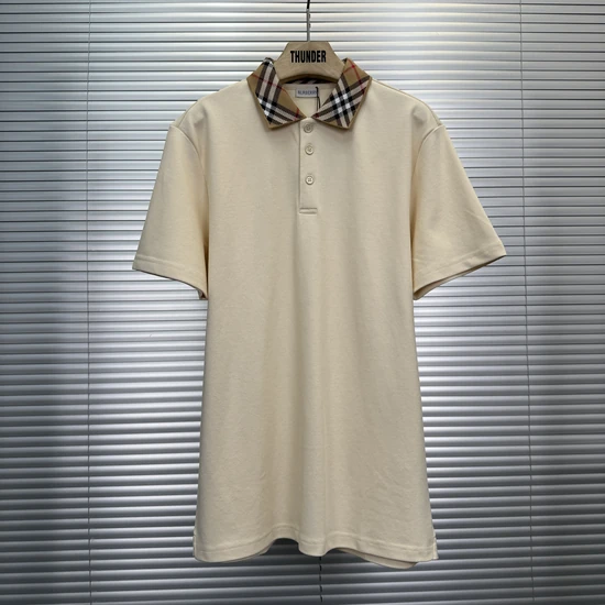 Burberry Checked-collar polo shirt バーバリー チェックカラー ポロシャツ