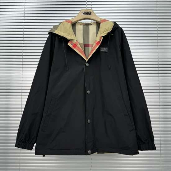 Burberry Reversible Check Hooded Jacket バーバリー リバーシブル チェック フーデッドジャケット