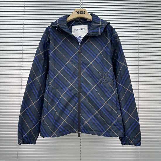 Burberry Midnight blue check jacket バーバリー ミッドナイトブルーチェックジャケット