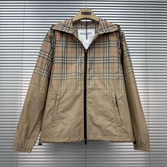 Burberry Gradient Check Hooded Jacket バーバリー グラデーションチェックフーデッドジャケット