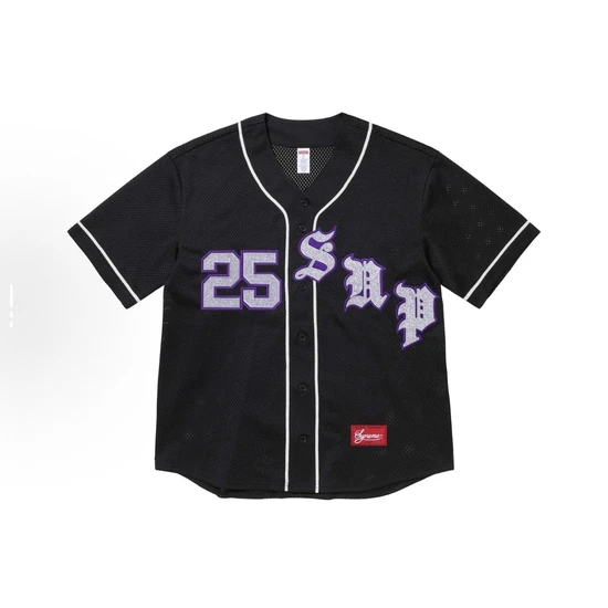 Supreme Old English Baseball Jersey シュプリーム オールドイングリッシュ ベースボールジャージー