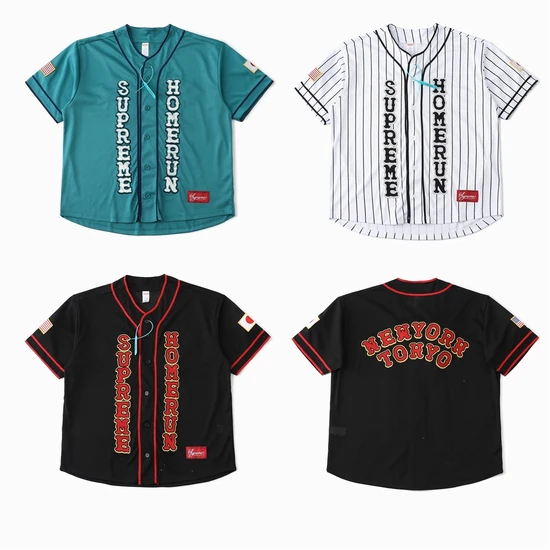 Supreme Homerun Baseball Jersey シュプリーム ホームラン ベースボール ジャージ