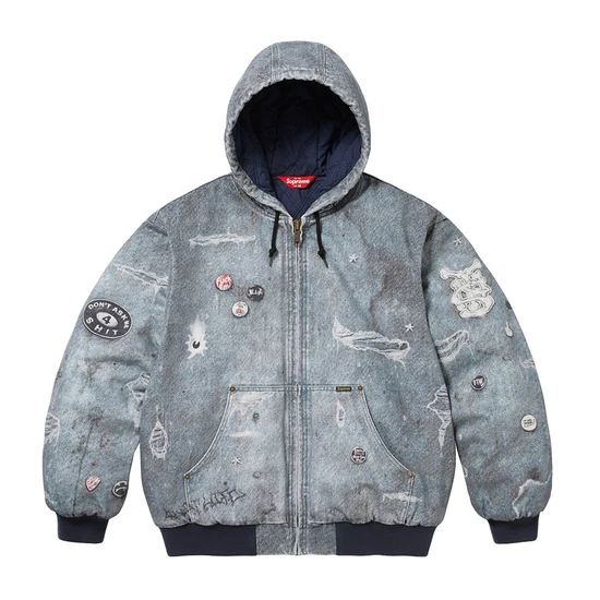 Supreme HJR Trompe Loeil Hooded Work Jacket シュプリーム HJR トロンプルイユ フーデッド ワークジャケット
