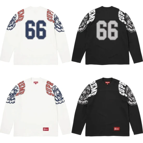 Supreme Mascot L/S Football Top シュプリーム マスコット L/S フットボール トップ