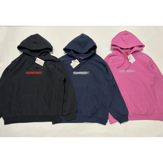 Supreme x Swarovski Motion Logo Hooded Sweatshirt シュプリーム シュプリーム x スワロフスキー モーション ロゴ フード スウェットシャツ