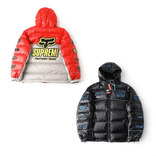 Supreme x Fox Racing Shiny Down Puffer Jacket シュプリーム x フォックスレーシング シャイニー ダウン パファー ジャケット