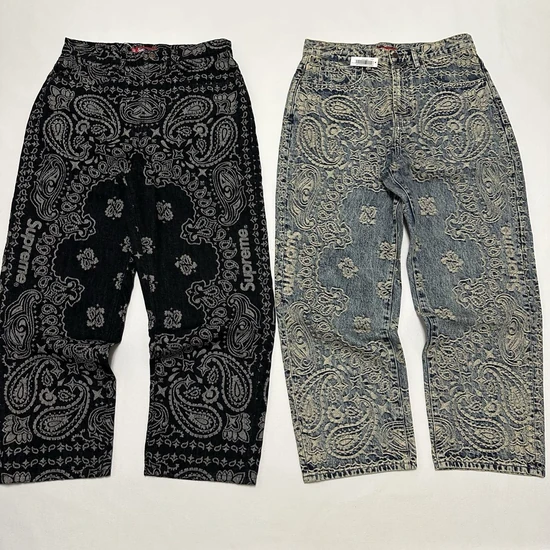 Supreme Bandana Jacquard Baggy Jean シュプリーム バンダナ ジャカード バギー ジーンズ
