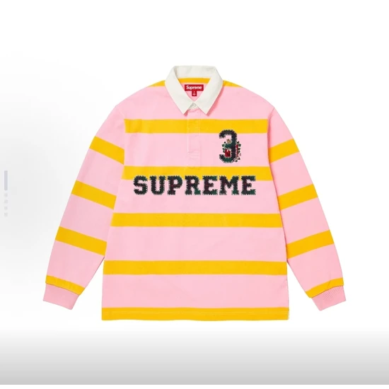 Supreme Supreme Stripe Rugby Shirt シュプリーム シュプリーム ストライプ ラグビーシャツ