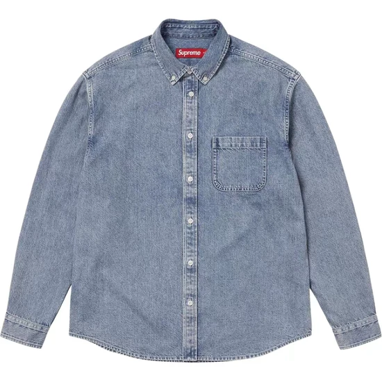 Supreme Applique Denim Shirt シュプリーム アップリケデニムシャツ